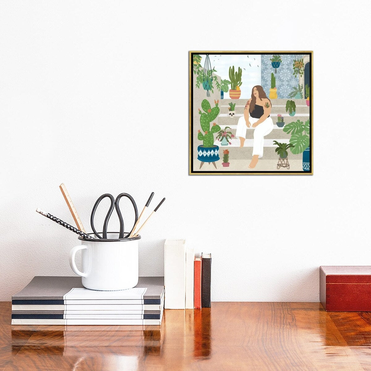 iCanvas "Woman From Sevilla" by Sheila Gotti Framed