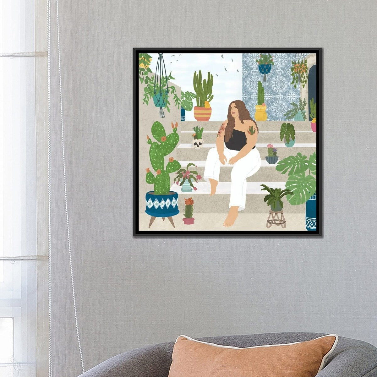 iCanvas "Woman From Sevilla" by Sheila Gotti Framed