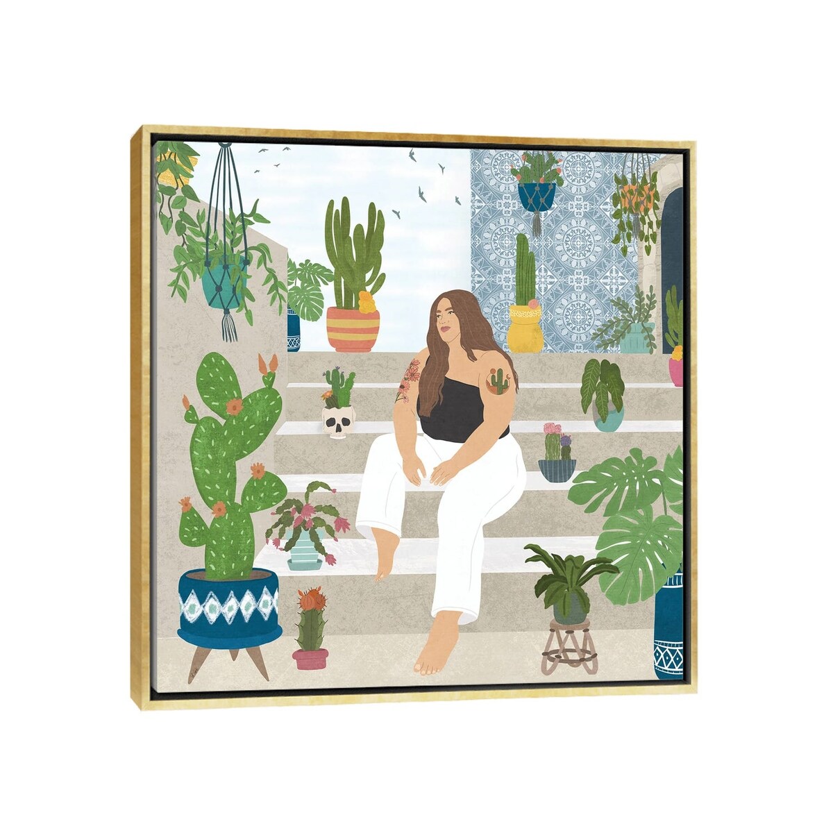 iCanvas "Woman From Sevilla" by Sheila Gotti Framed