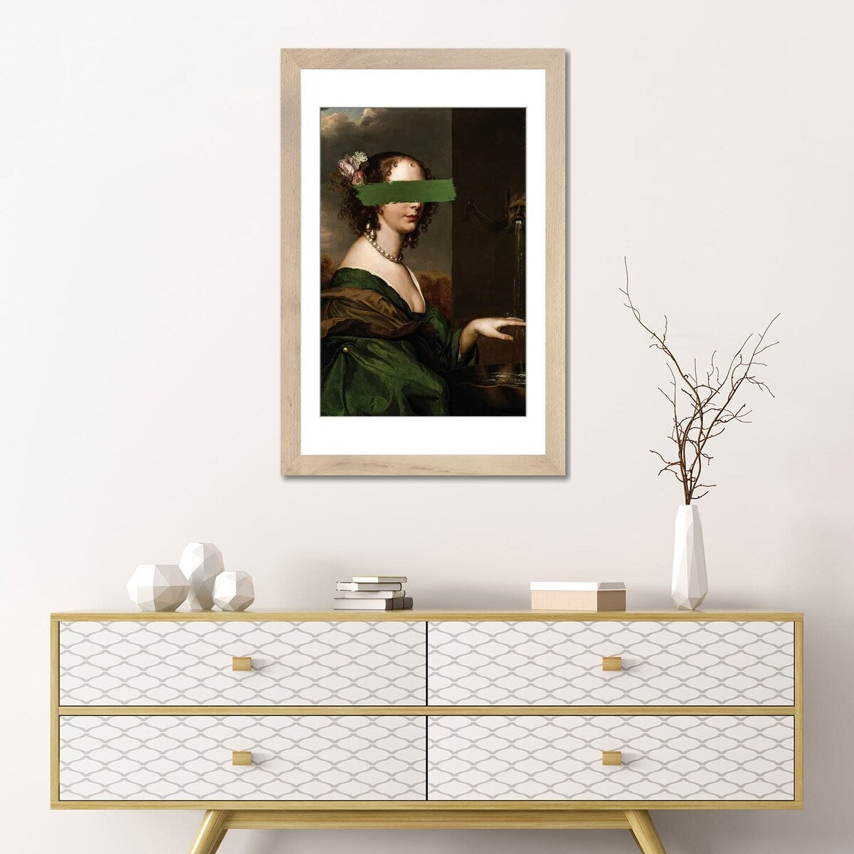 iCanvas "Woman Vintage Portrait V" by Bona Fidesa