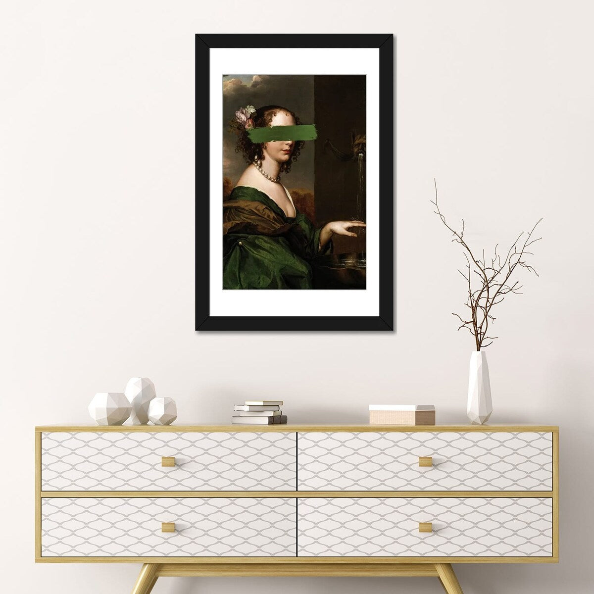 iCanvas "Woman Vintage Portrait V" by Bona Fidesa