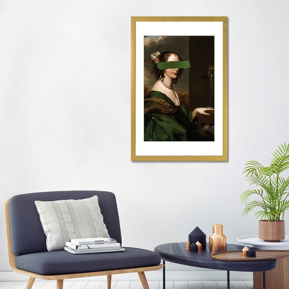 iCanvas "Woman Vintage Portrait V" by Bona Fidesa