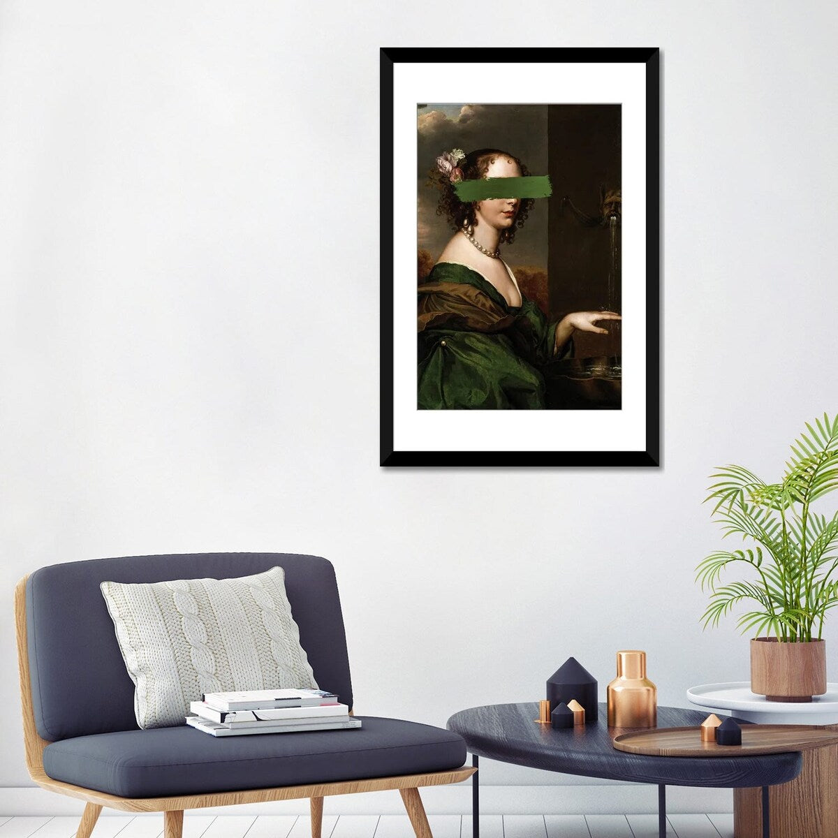 iCanvas "Woman Vintage Portrait V" by Bona Fidesa