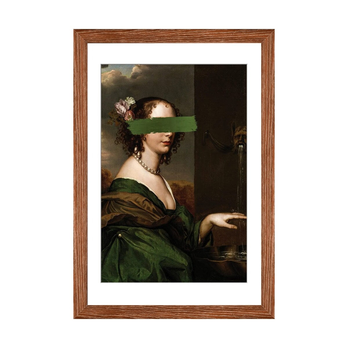 iCanvas "Woman Vintage Portrait V" by Bona Fidesa