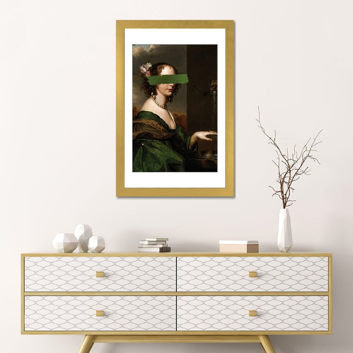 iCanvas "Woman Vintage Portrait V" by Bona Fidesa