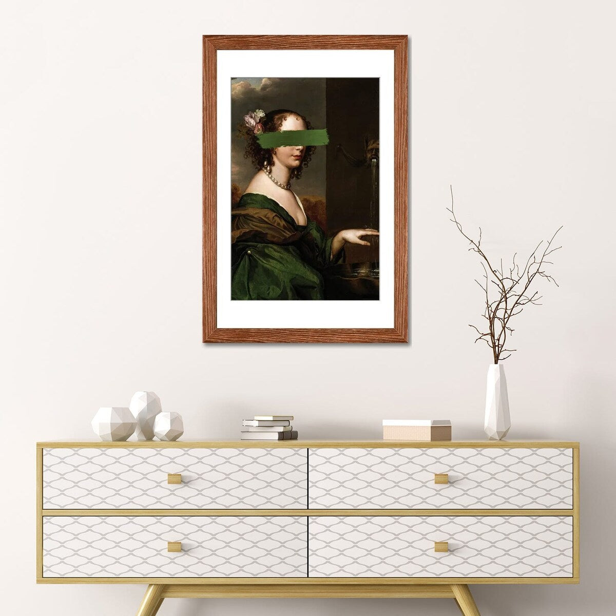iCanvas "Woman Vintage Portrait V" by Bona Fidesa