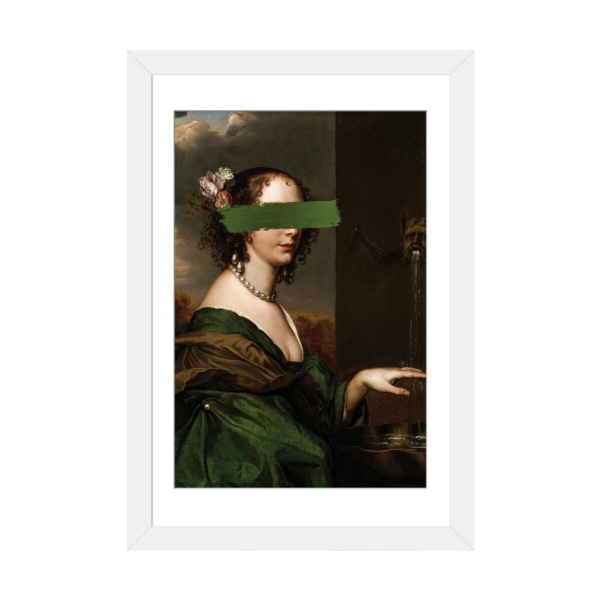 iCanvas "Woman Vintage Portrait V" by Bona Fidesa