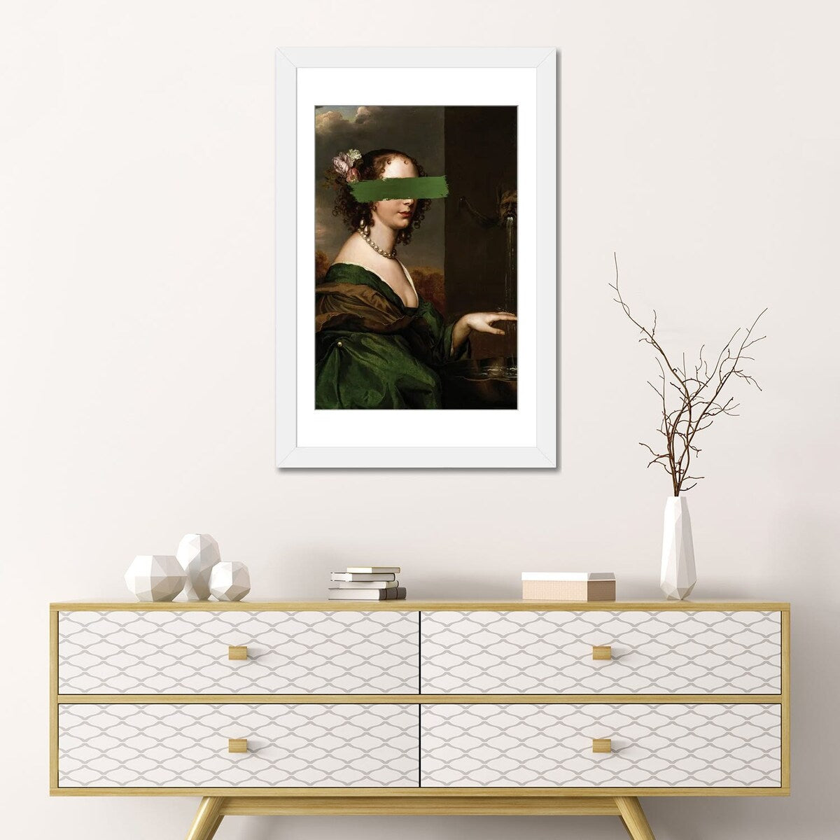 iCanvas "Woman Vintage Portrait V" by Bona Fidesa