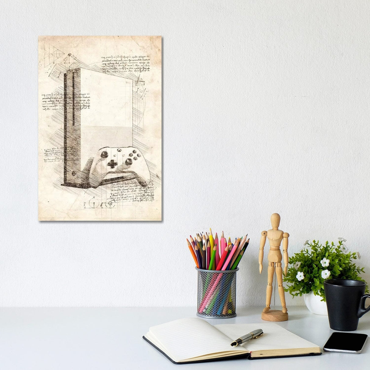 iCanvas "Xbox One S" by Cornel Vlad Canvas Print