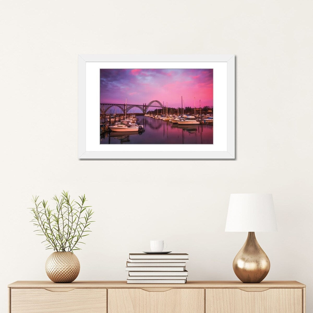 iCanvas "Yaquina Bay Sunrise" by Darren White Photography
