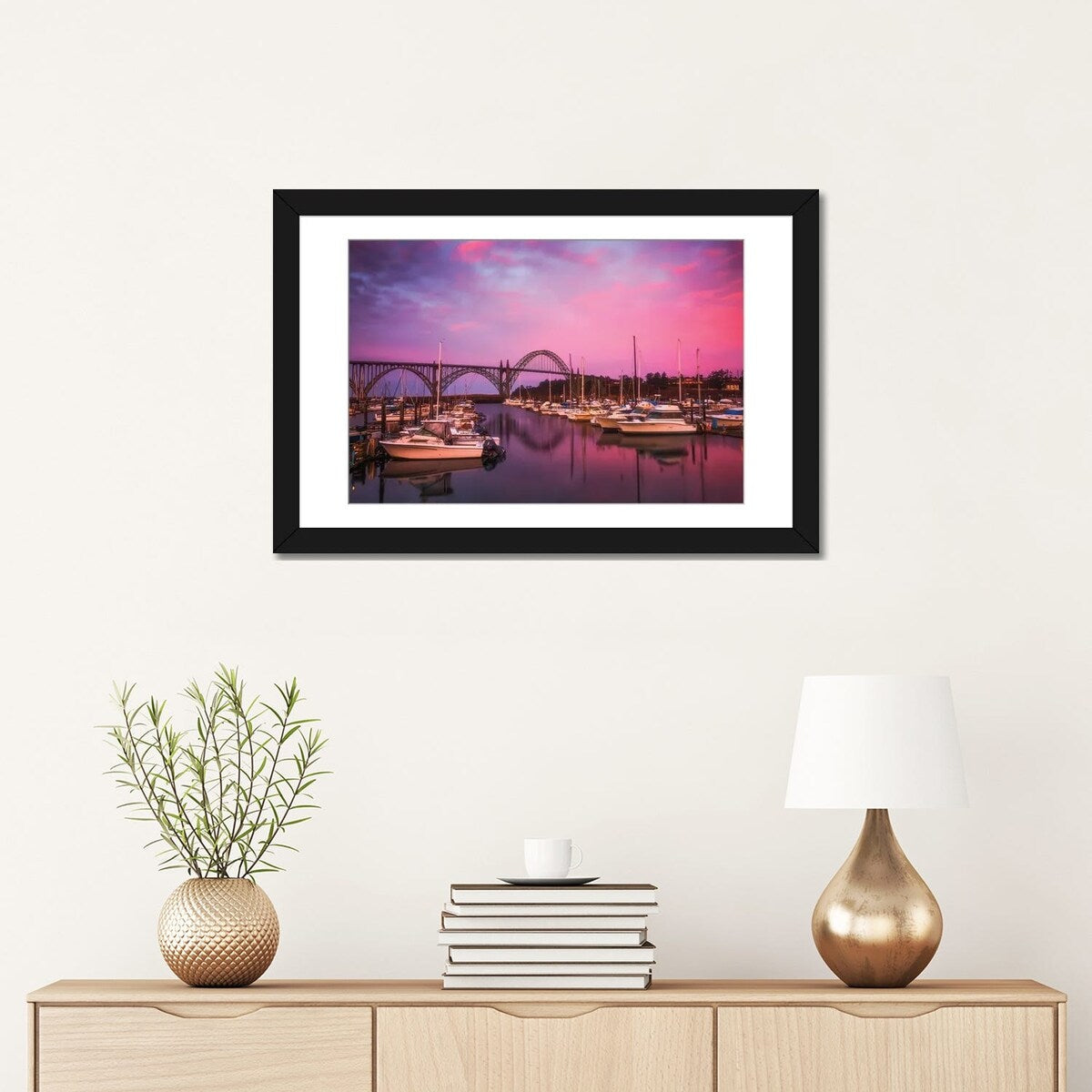 iCanvas "Yaquina Bay Sunrise" by Darren White Photography