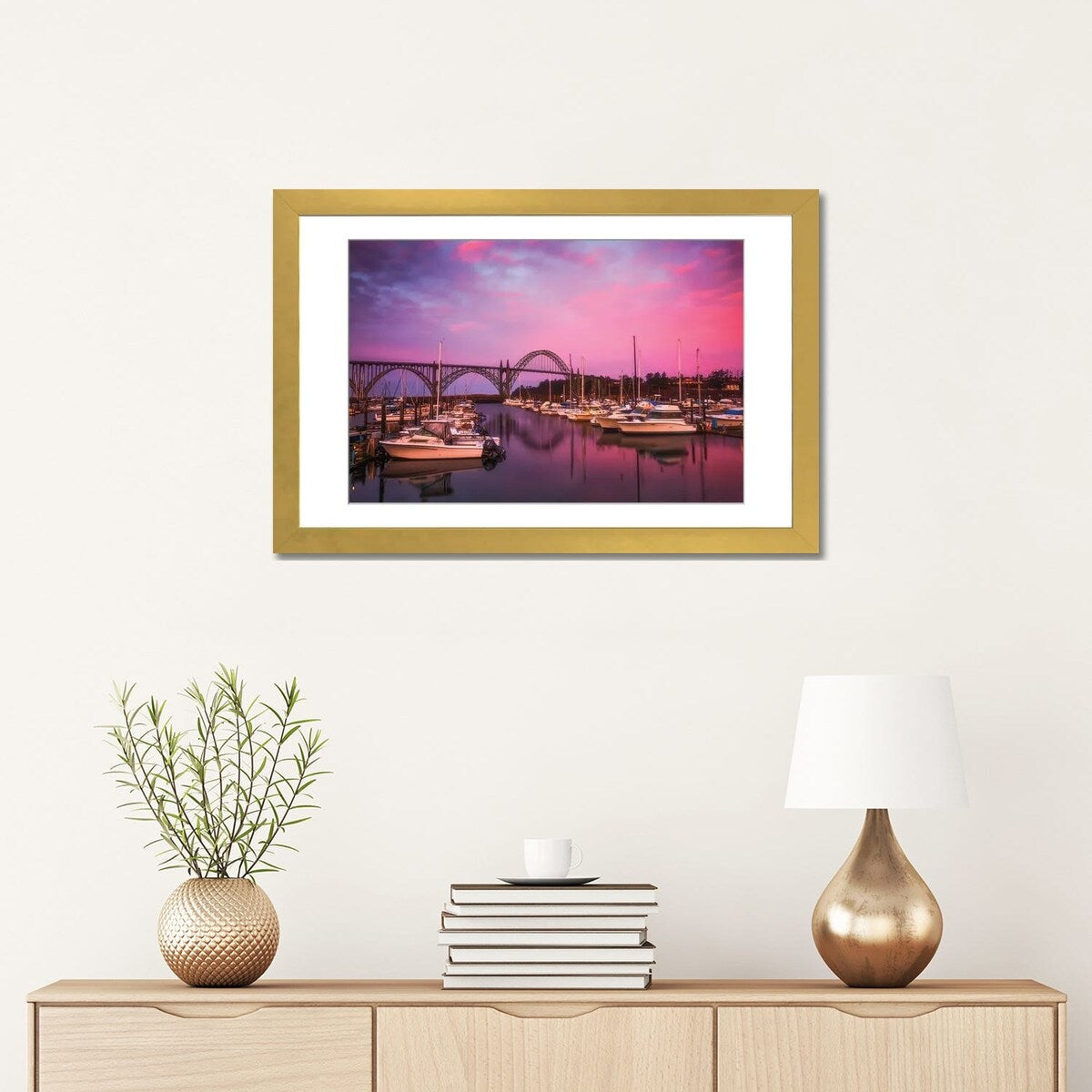 iCanvas "Yaquina Bay Sunrise" by Darren White Photography