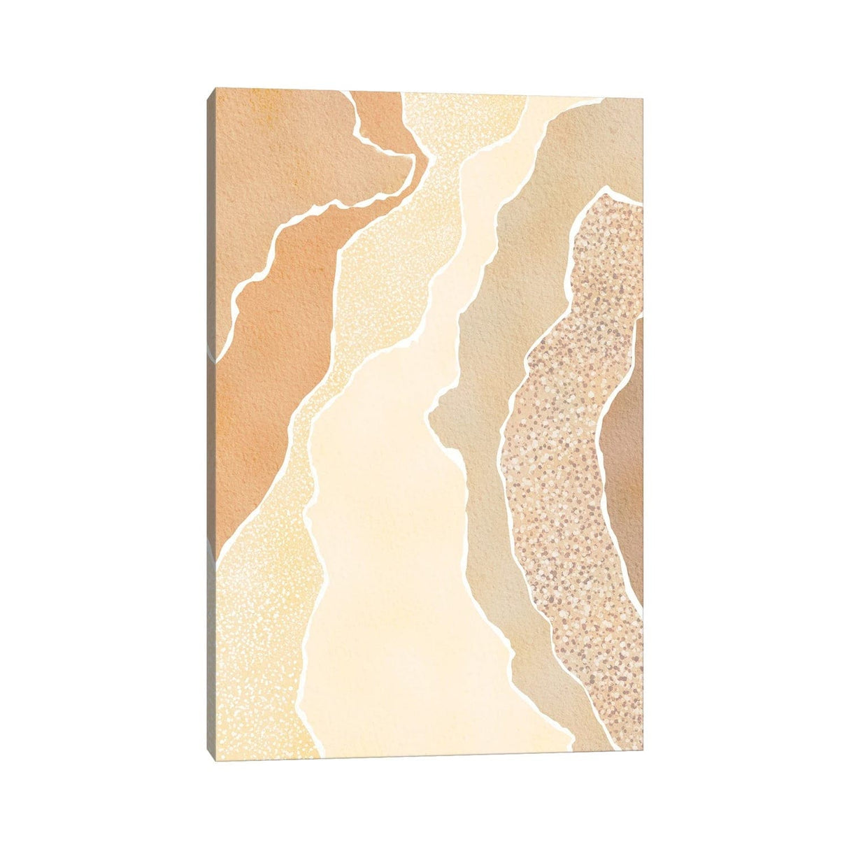 iCanvas "Yellow Camouflage" by Nikki Canvas Print
