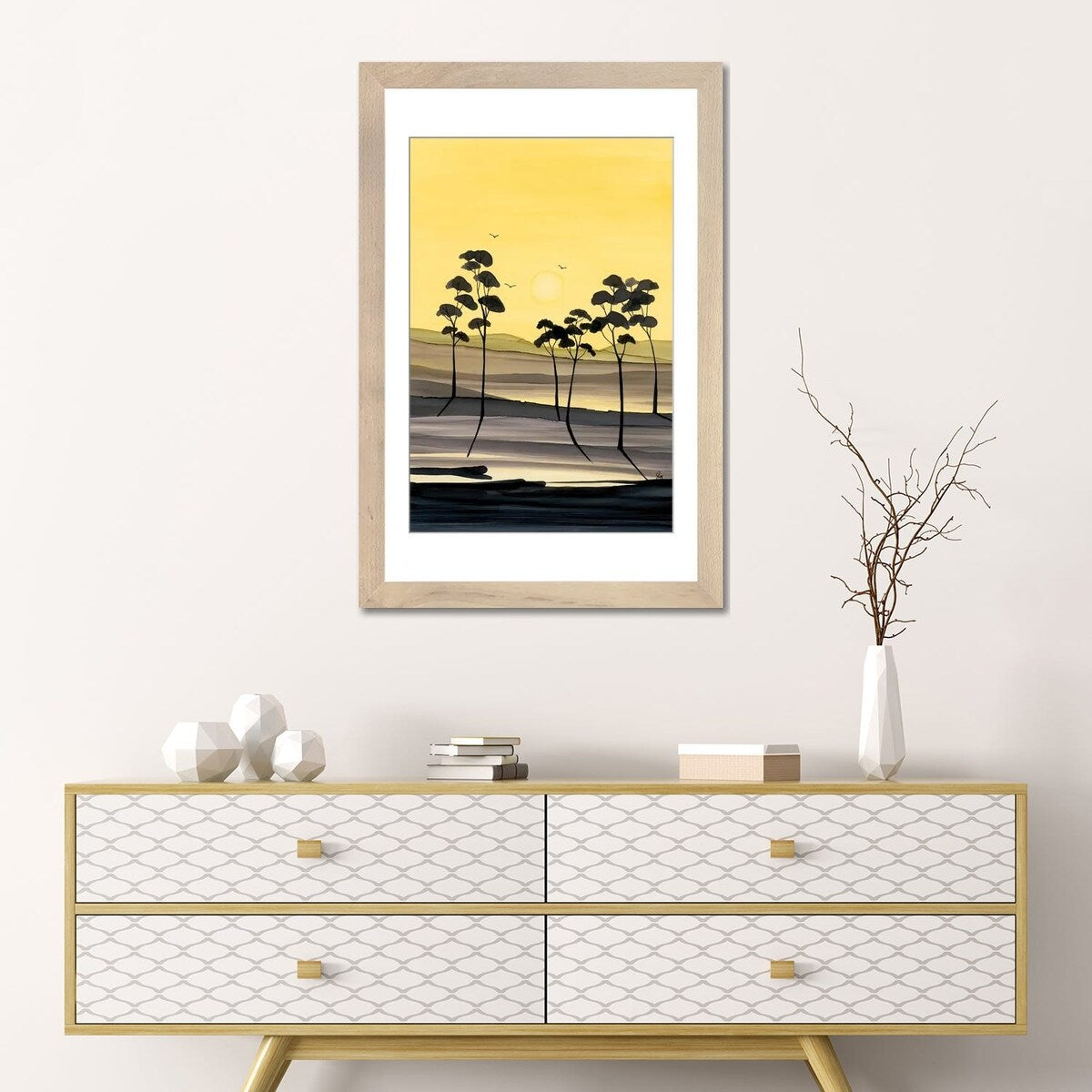 iCanvas "Yellow Hues" by Jan Matthews