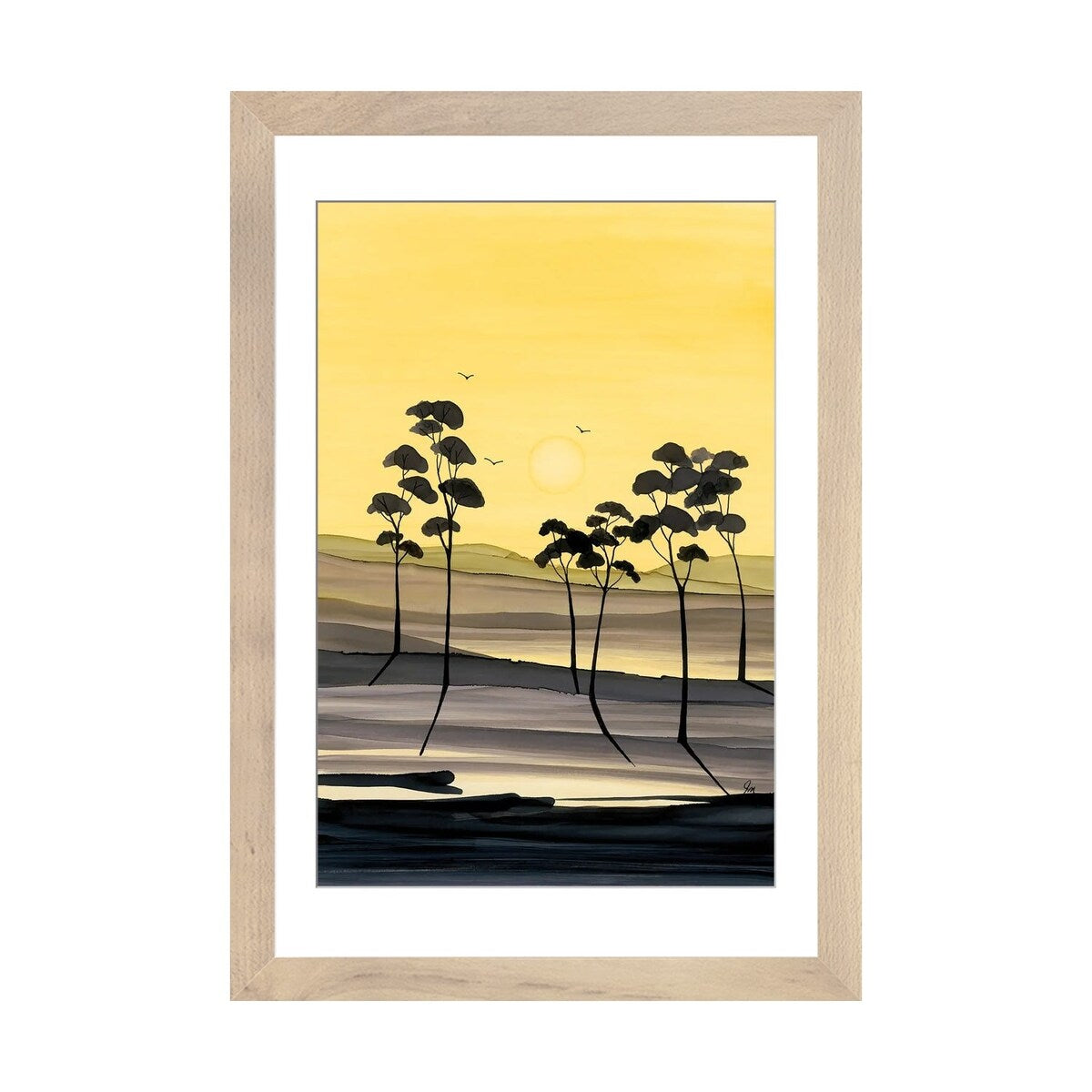 iCanvas "Yellow Hues" by Jan Matthews