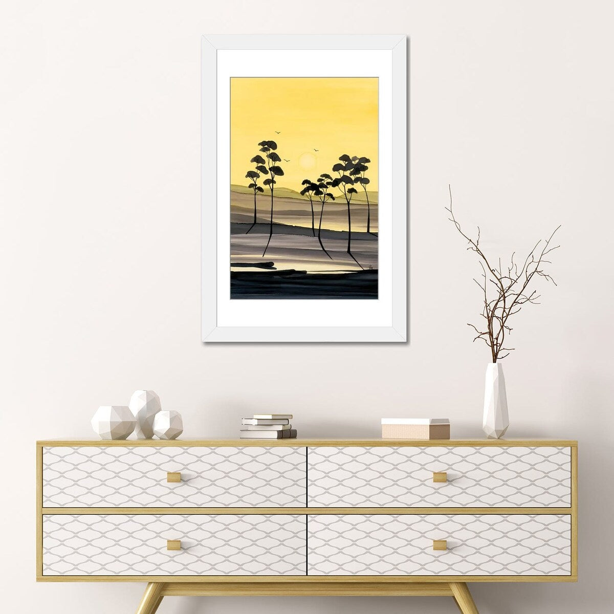 iCanvas "Yellow Hues" by Jan Matthews
