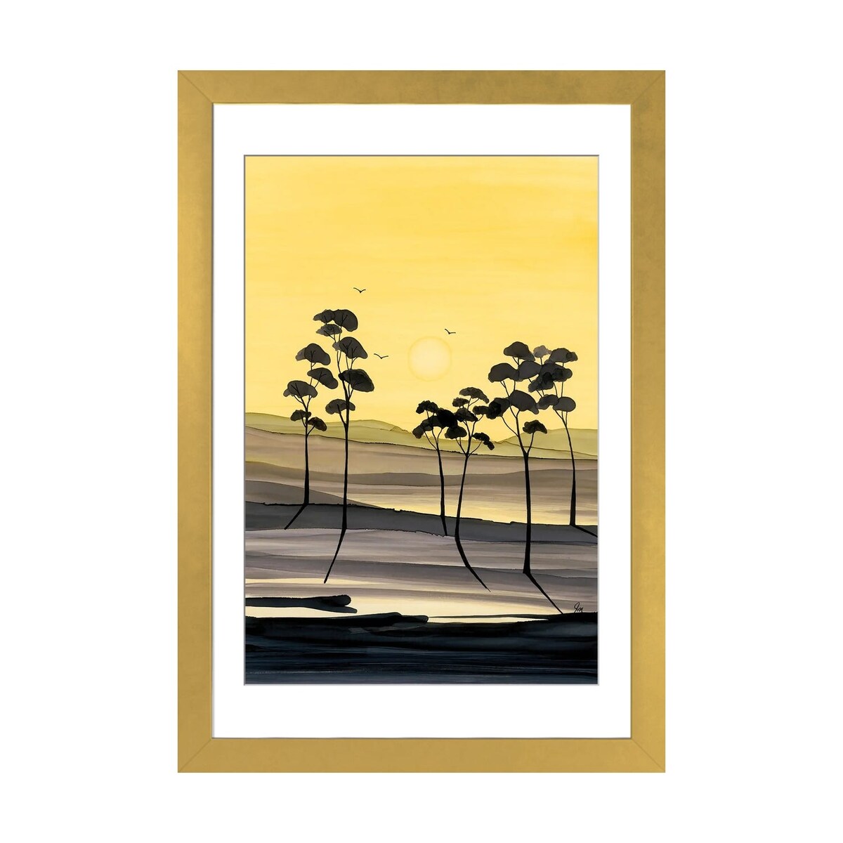 iCanvas "Yellow Hues" by Jan Matthews