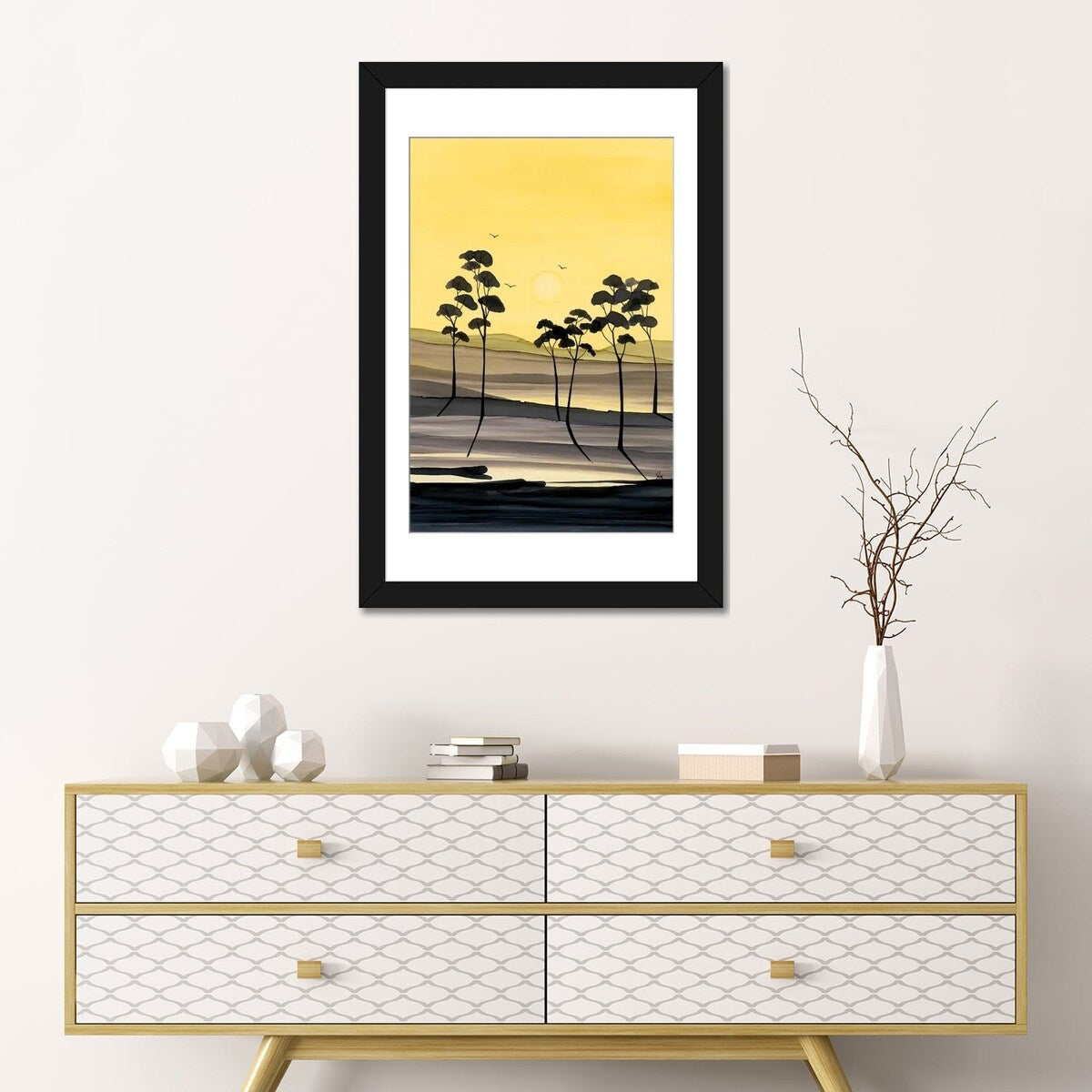 iCanvas "Yellow Hues" by Jan Matthews