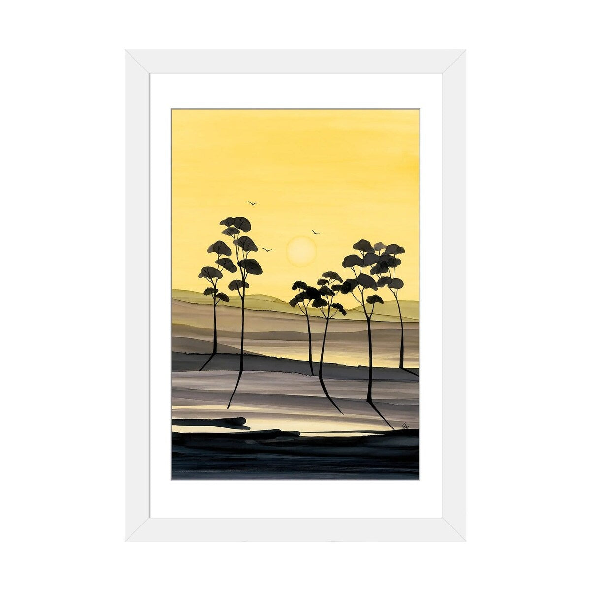iCanvas "Yellow Hues" by Jan Matthews