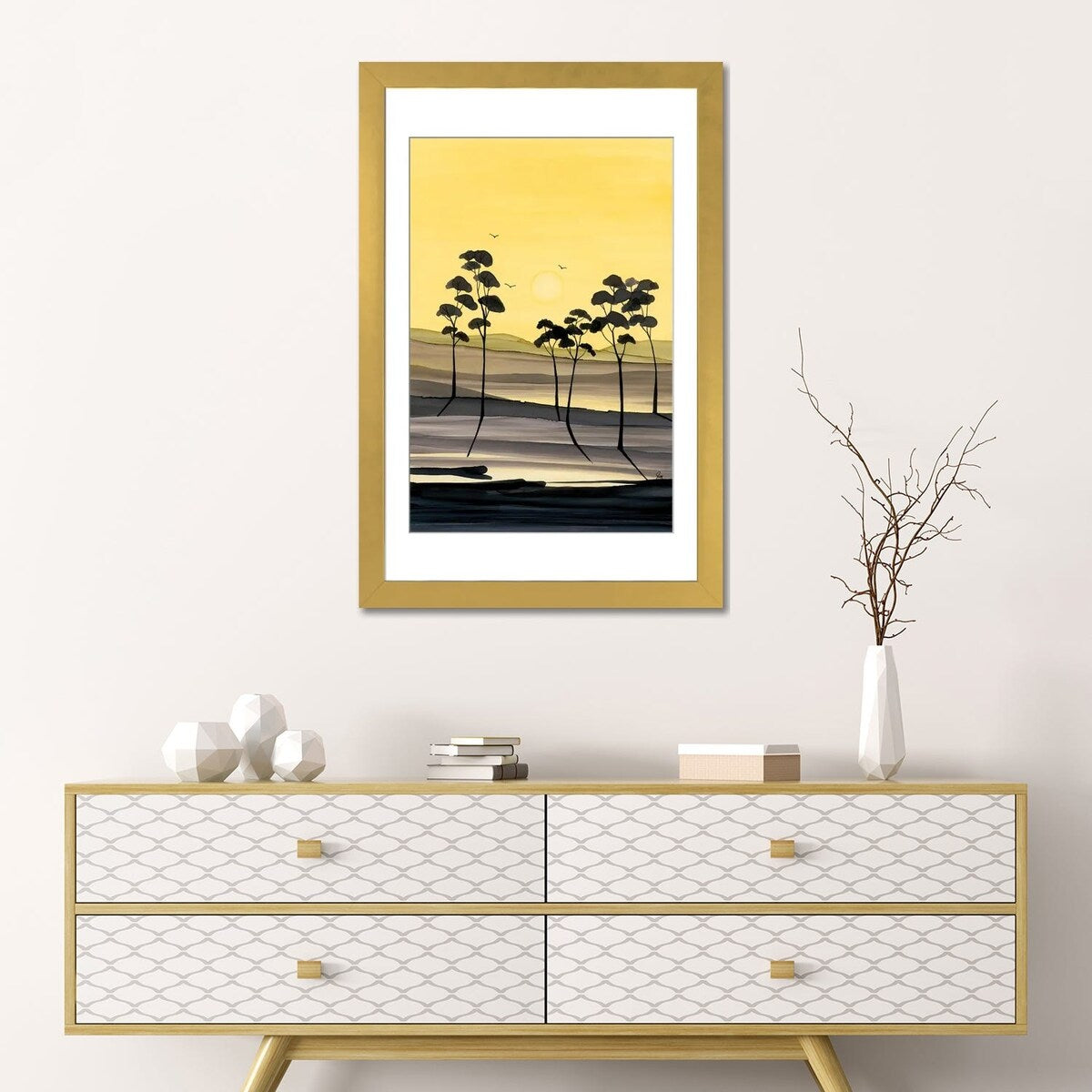 iCanvas "Yellow Hues" by Jan Matthews