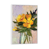 iCanvas "Yellow Mood" by Lelya Chara Framed