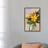 iCanvas "Yellow Mood" by Lelya Chara Framed