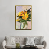 iCanvas "Yellow Mood" by Lelya Chara Framed