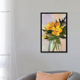 iCanvas "Yellow Mood" by Lelya Chara Framed