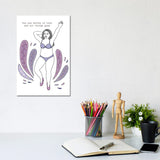 iCanvas "You Are Worthy" by Helma Speksnijder Canvas Print