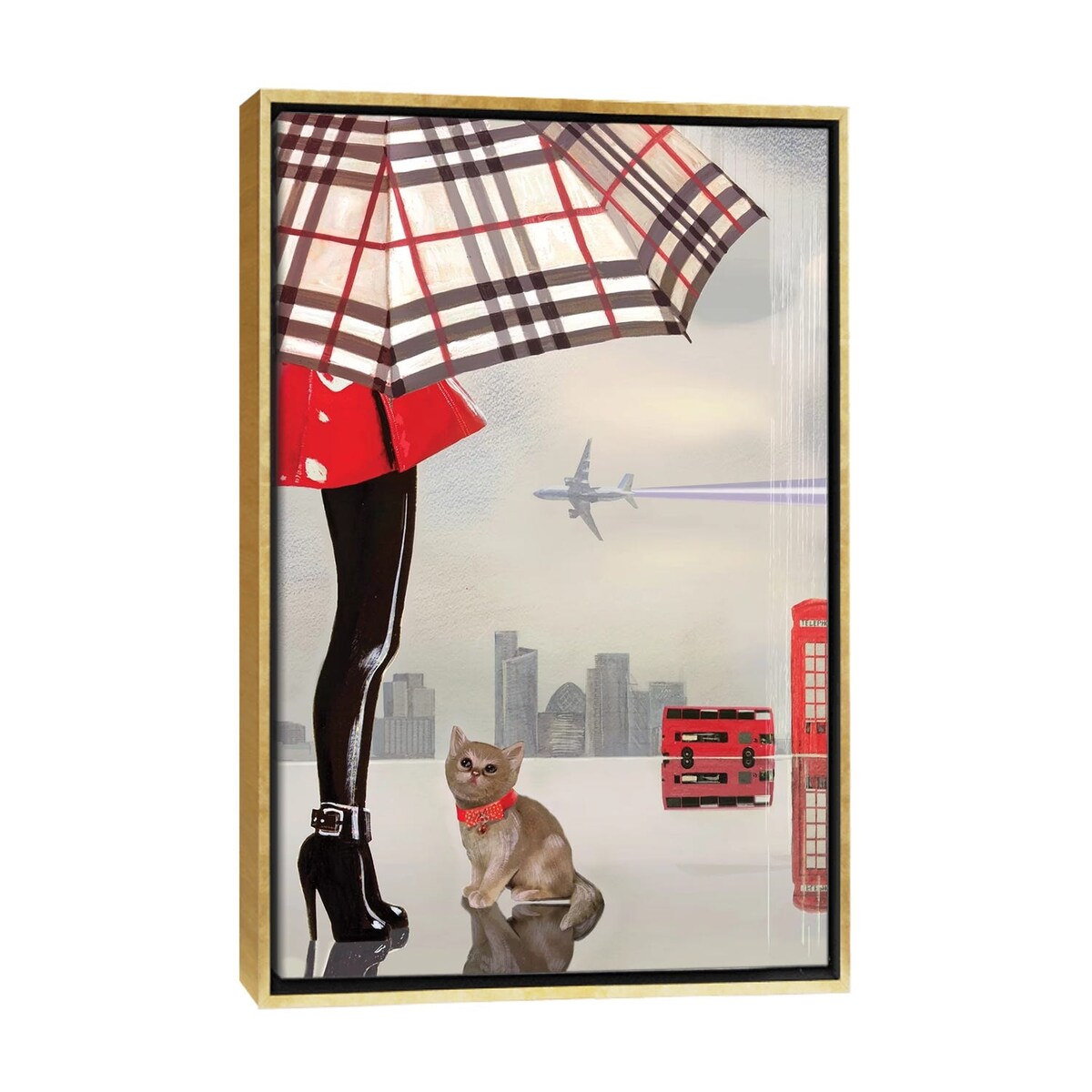 iCanvas "Young Londoner" by Victoria Fomina Framed