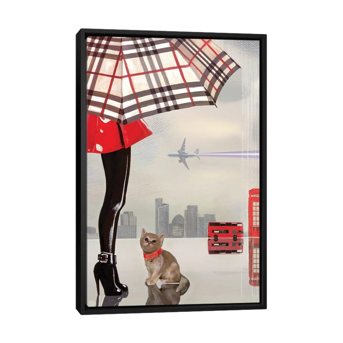 iCanvas "Young Londoner" by Victoria Fomina Framed