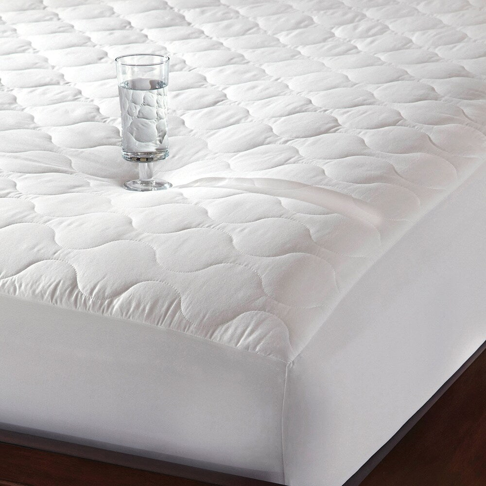 Hotel Laundry Quiet 100% Cotton Waterproof Mattress Pad