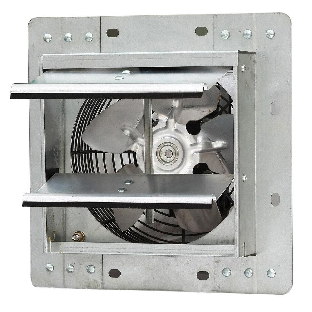 iLiving ILG8SF7V Wall-Mounted Variable Speed Shutter Exhaust Fan Crawl Space Ventilator, 7"
