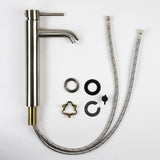 iSpring Bathroom Faucet Brushed Nickel Vessel Sink Single Handle/One Hole Lavatory Faucet