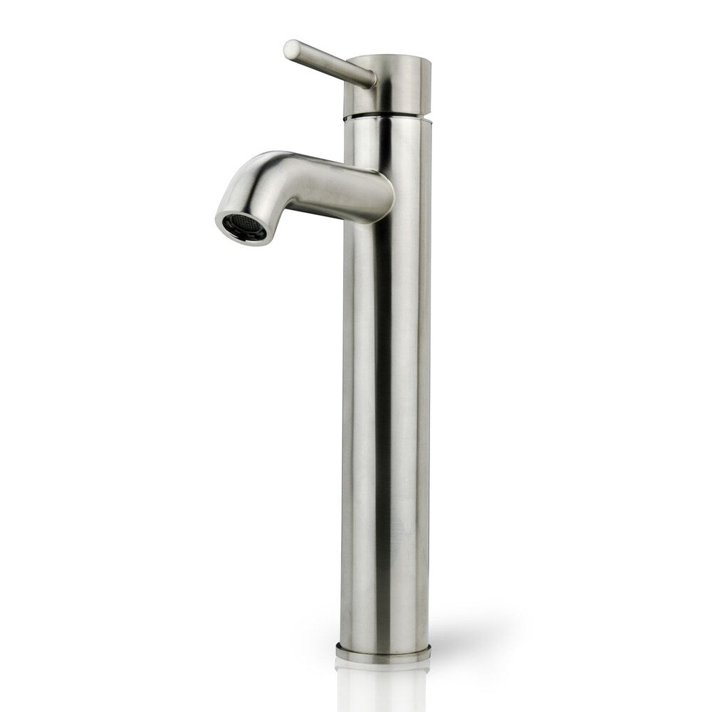 iSpring Bathroom Faucet Brushed Nickel Vessel Sink Single Handle/One Hole Lavatory Faucet