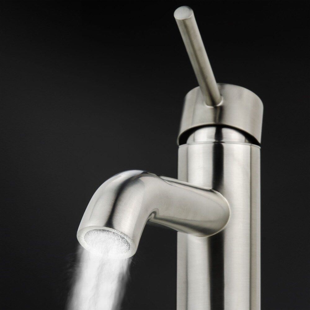 iSpring Bathroom Faucet Brushed Nickel Vessel Sink Single Handle/One Hole Lavatory Faucet