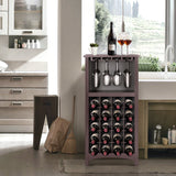 MCombo Freestanding Floor Bar Cabinet for Liquor, MDF BT06 - 18.9W x 12.6D x 37.4H Inch