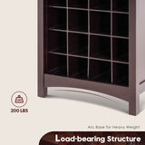 MCombo Freestanding Floor Bar Cabinet for Liquor, MDF BT06 - 18.9W x 12.6D x 37.4H Inch