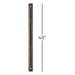 kathy ireland HOME by Luminance Brands 48 Inch Ceiling Fan Downrod