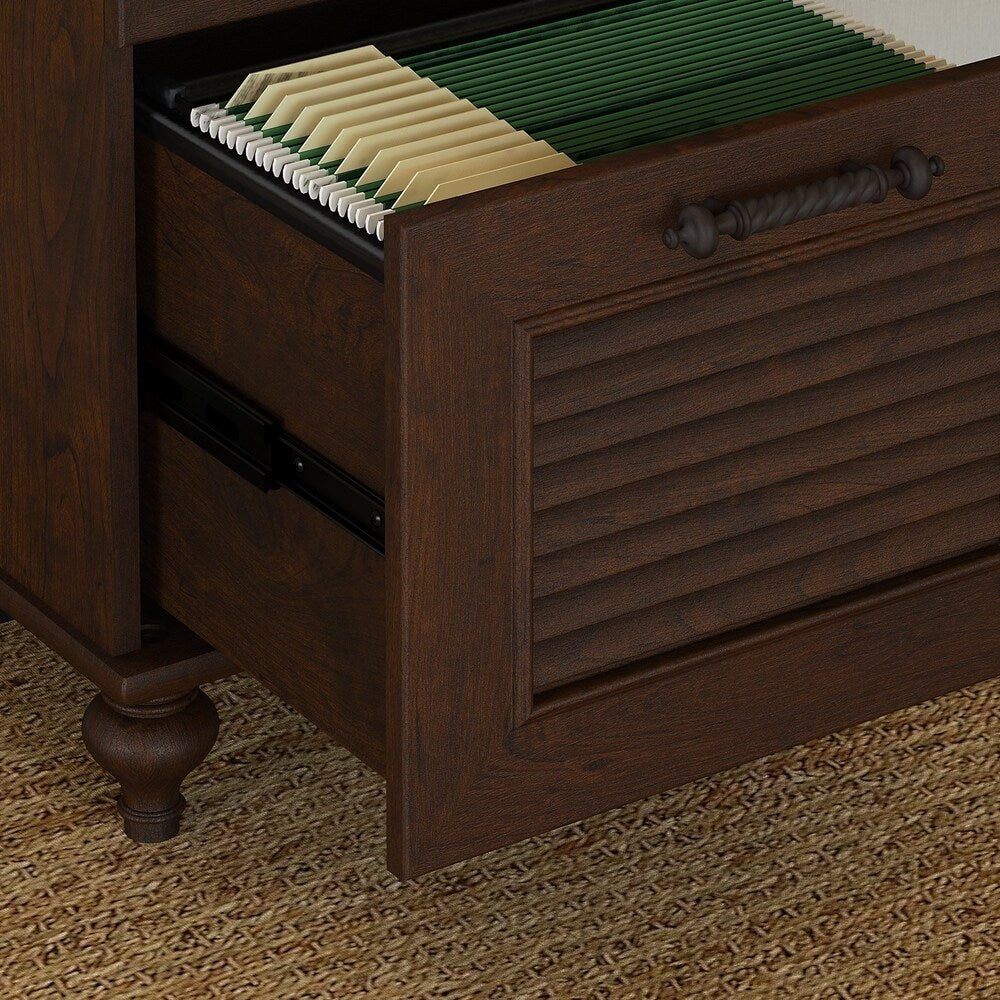 Volcano Dusk 51W Desk, 3 Drawer File by Bush Furniture