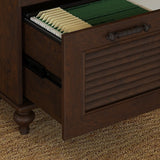 Volcano Dusk 51W Desk, 3 Drawer File by Bush Furniture