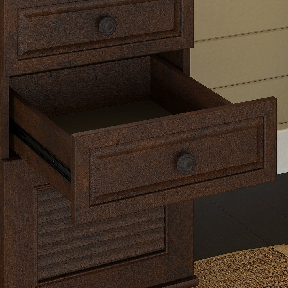 Volcano Dusk 51W Desk, 3 Drawer File by Bush Furniture