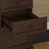 Volcano Dusk 51W Desk, 3 Drawer File by Bush Furniture