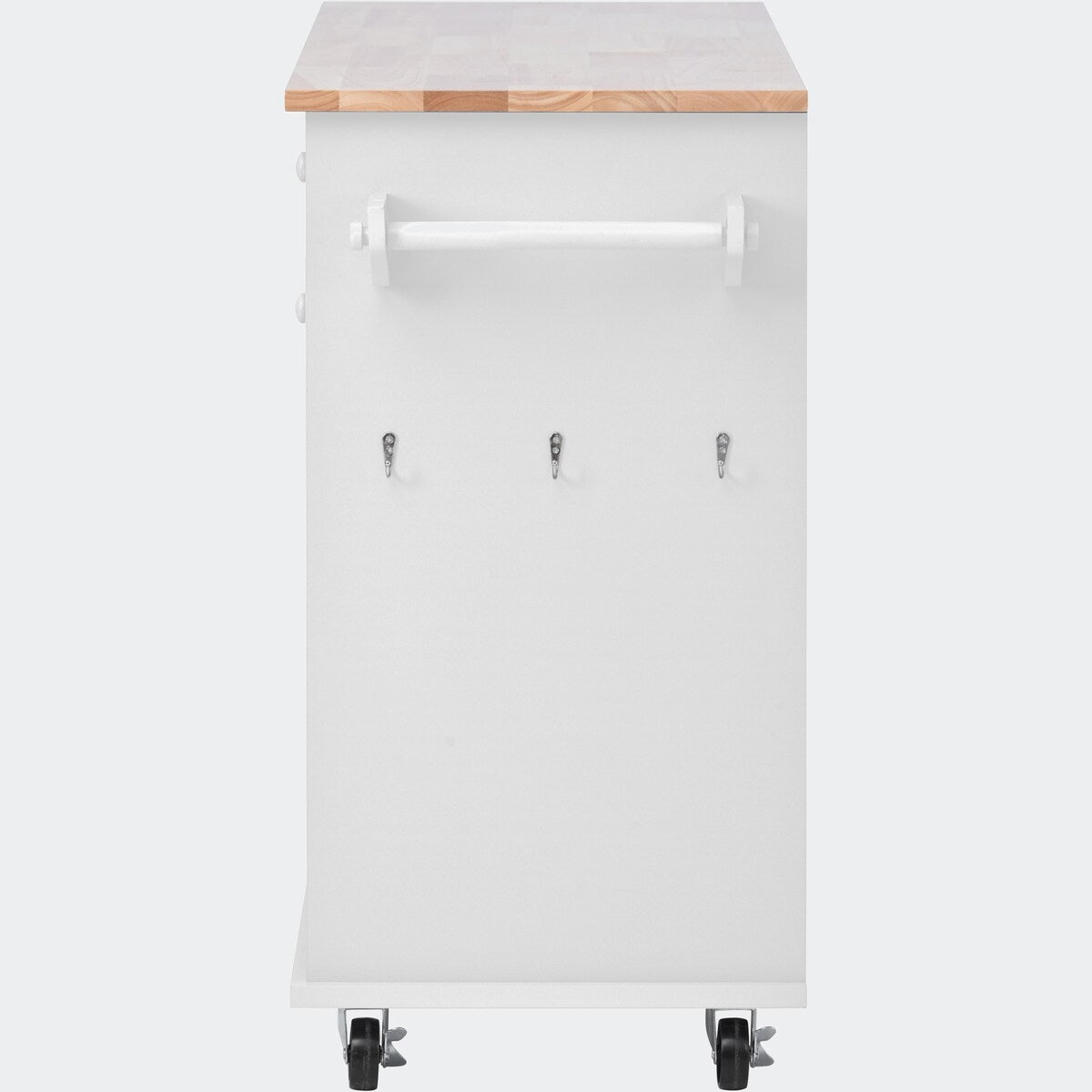 kitchen island cart with Spice Rack, Towel Rack