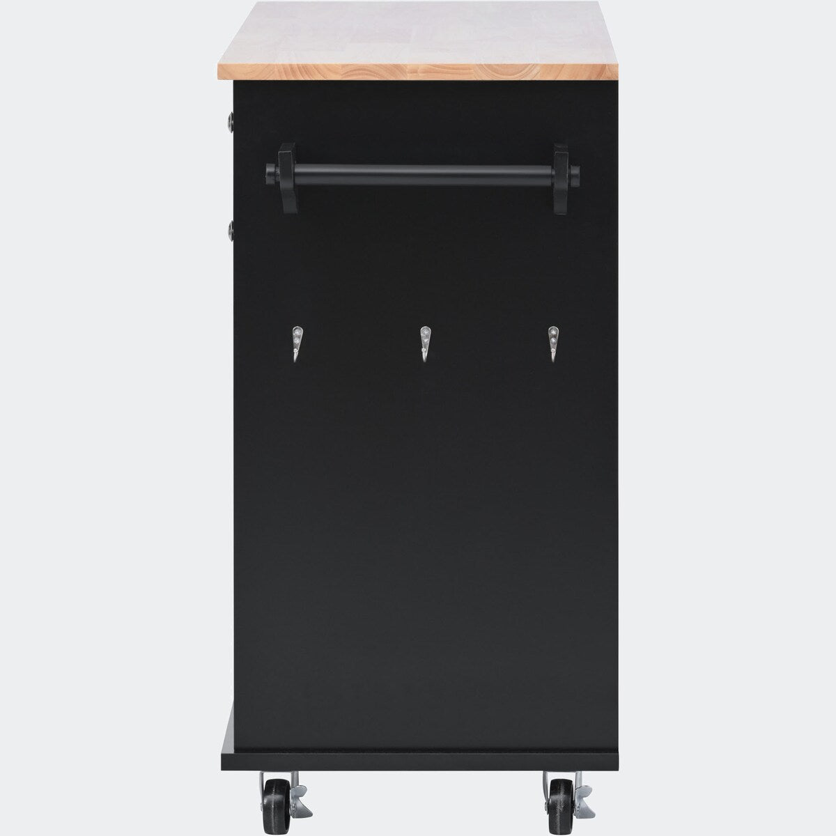 kitchen island cart with Spice Rack, Towel Rack