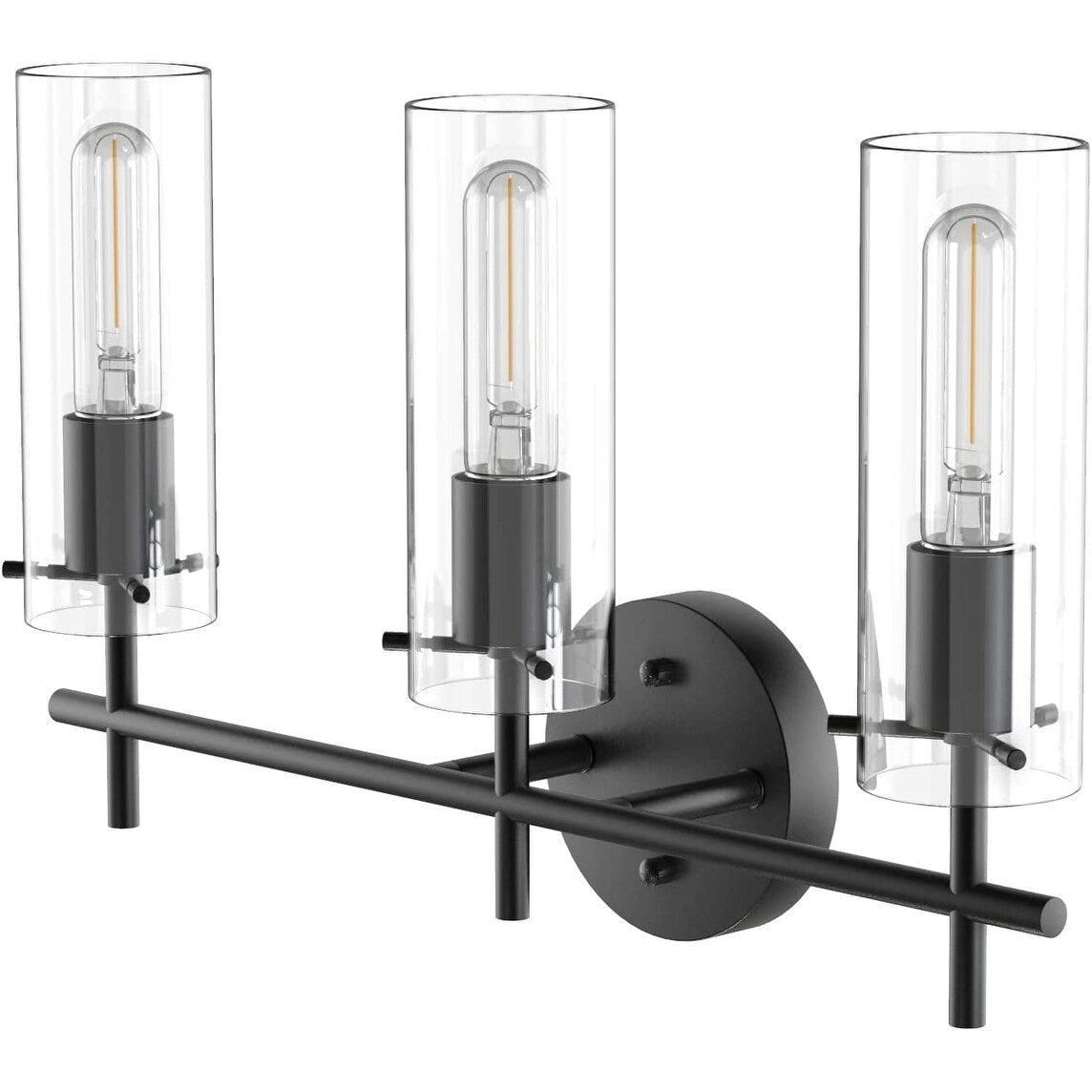 lack Bathroom Light Fixtures 3-Light