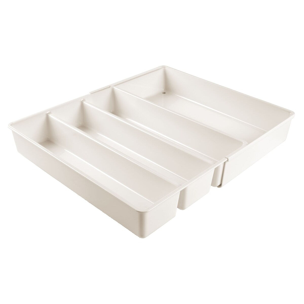 mDesign Expandable Kitchen Drawer Organizer Tray for Utensils - 16.1 X 12.8