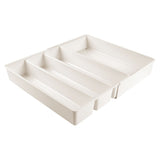 mDesign Expandable Kitchen Drawer Organizer Tray for Utensils - 16.1 X 12.8