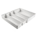 mDesign Expandable Kitchen Drawer Organizer Tray for Utensils - 16.1 X 12.8