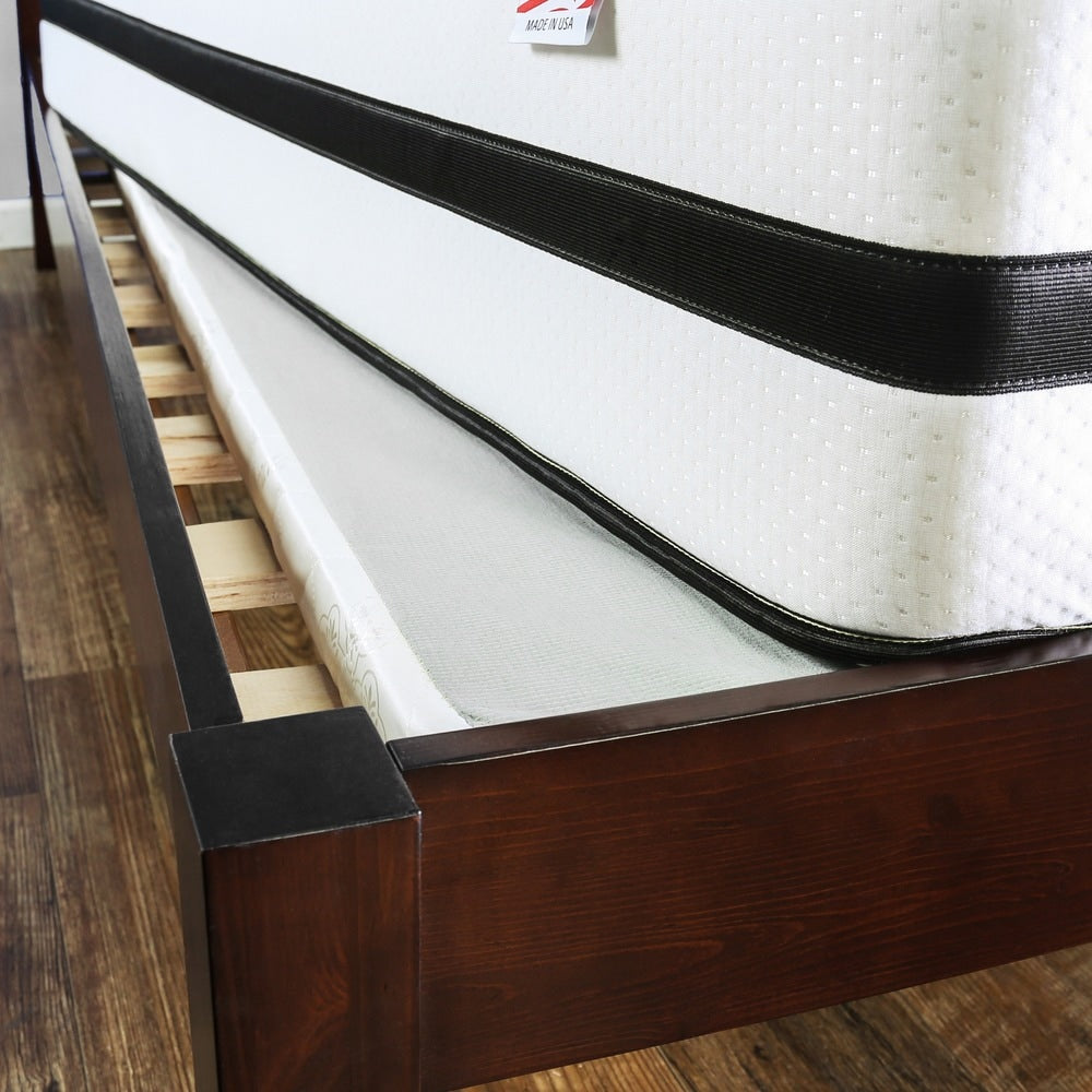 Mosh Contemporary Brown Cal King Foundation Bunkie Board by Furniture of America